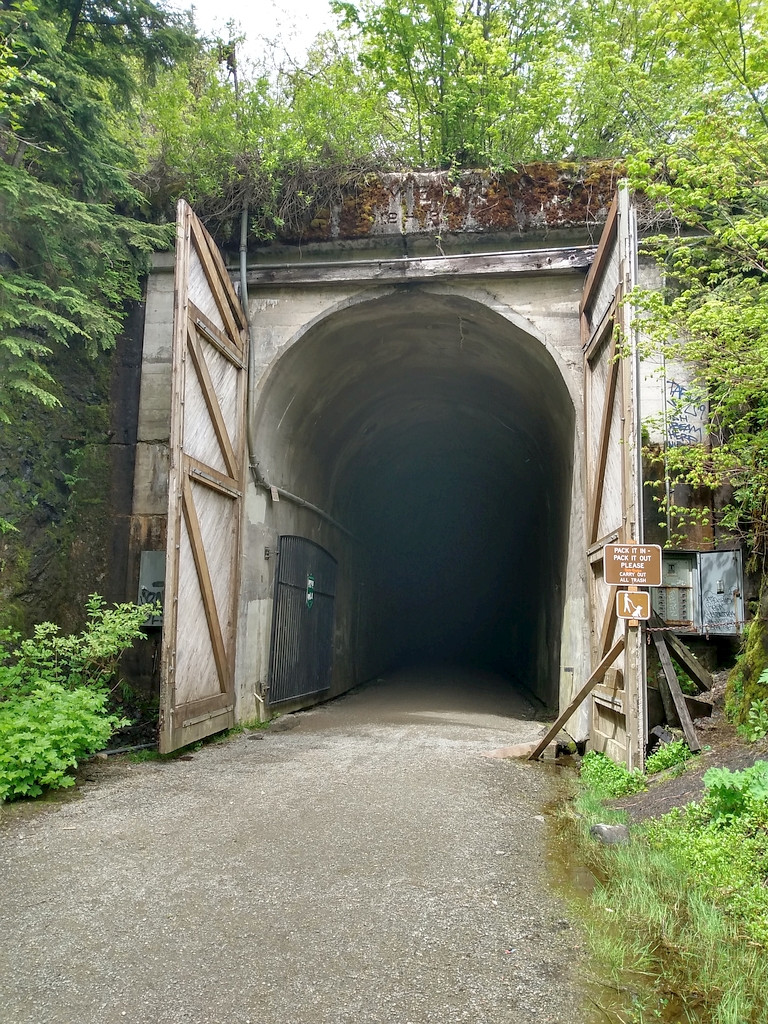 Milwaukee Road east portal of snoqualmie tunnel